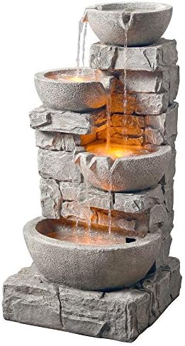 modern outdoor fountains