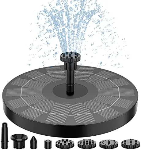 Solar-Powered Water Fountain