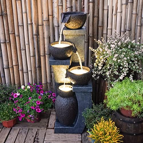 modern outdoor fountains