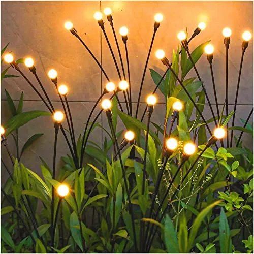 flower solar lights for garden