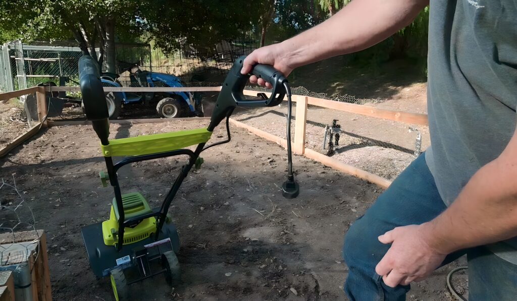 easy-to-use electric tiller