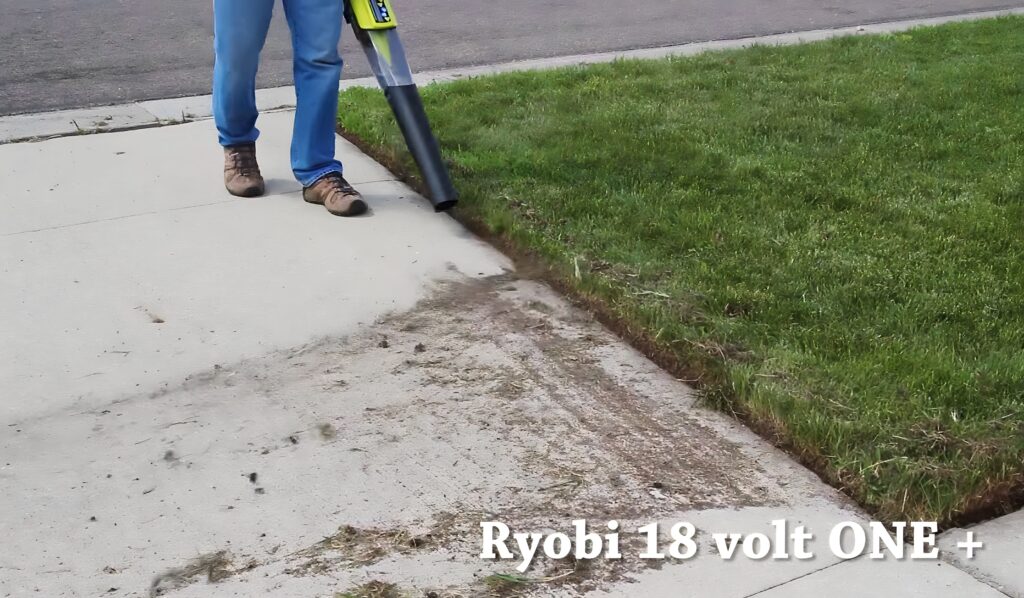 ryobi leaf blower 18v