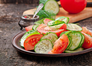 mediterranean cucumber tomato salad